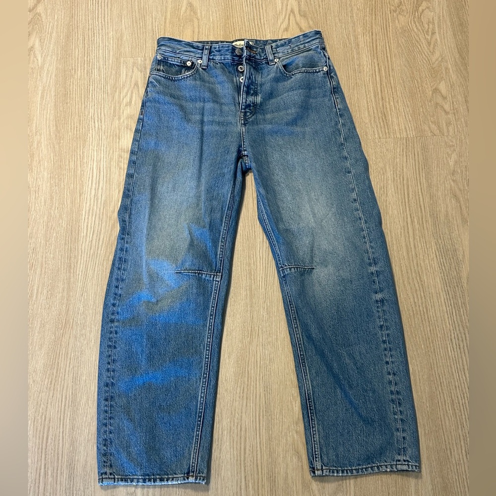 Madewell Darted Barrel Leg Jeans
